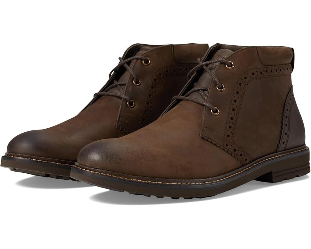 Nunn Bush Mens Ozark II Plain Toe Chukka Boots Size 10.5 M Brown Leather NIB